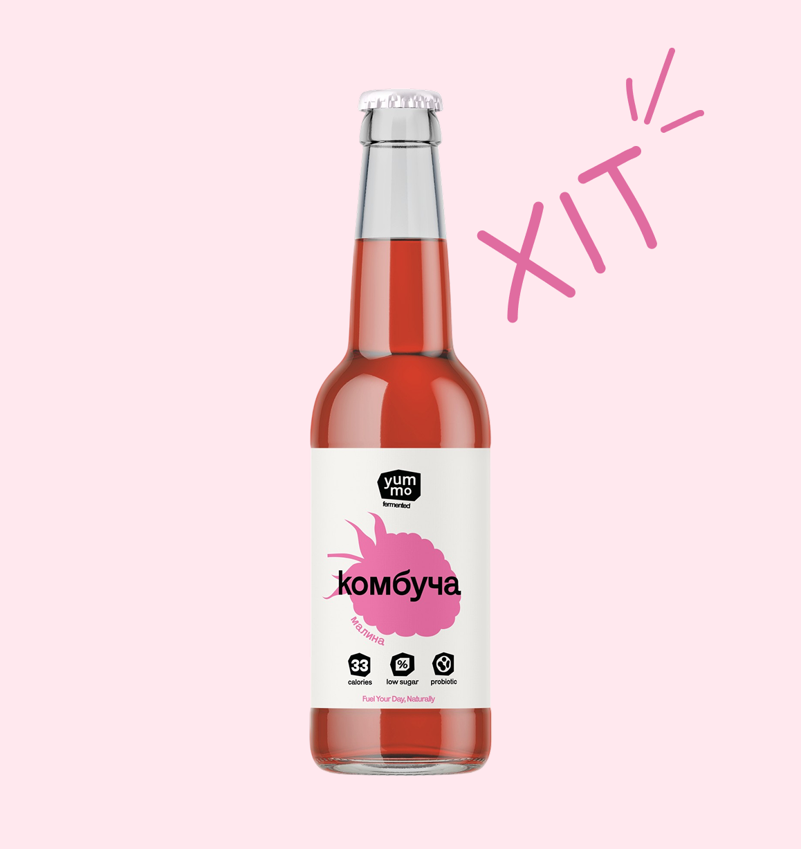 Комбуча малина