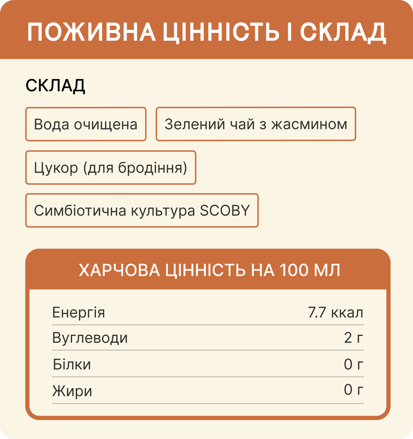 Комбуча класична