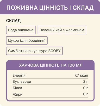 Комбуча Лаванда маракуйя