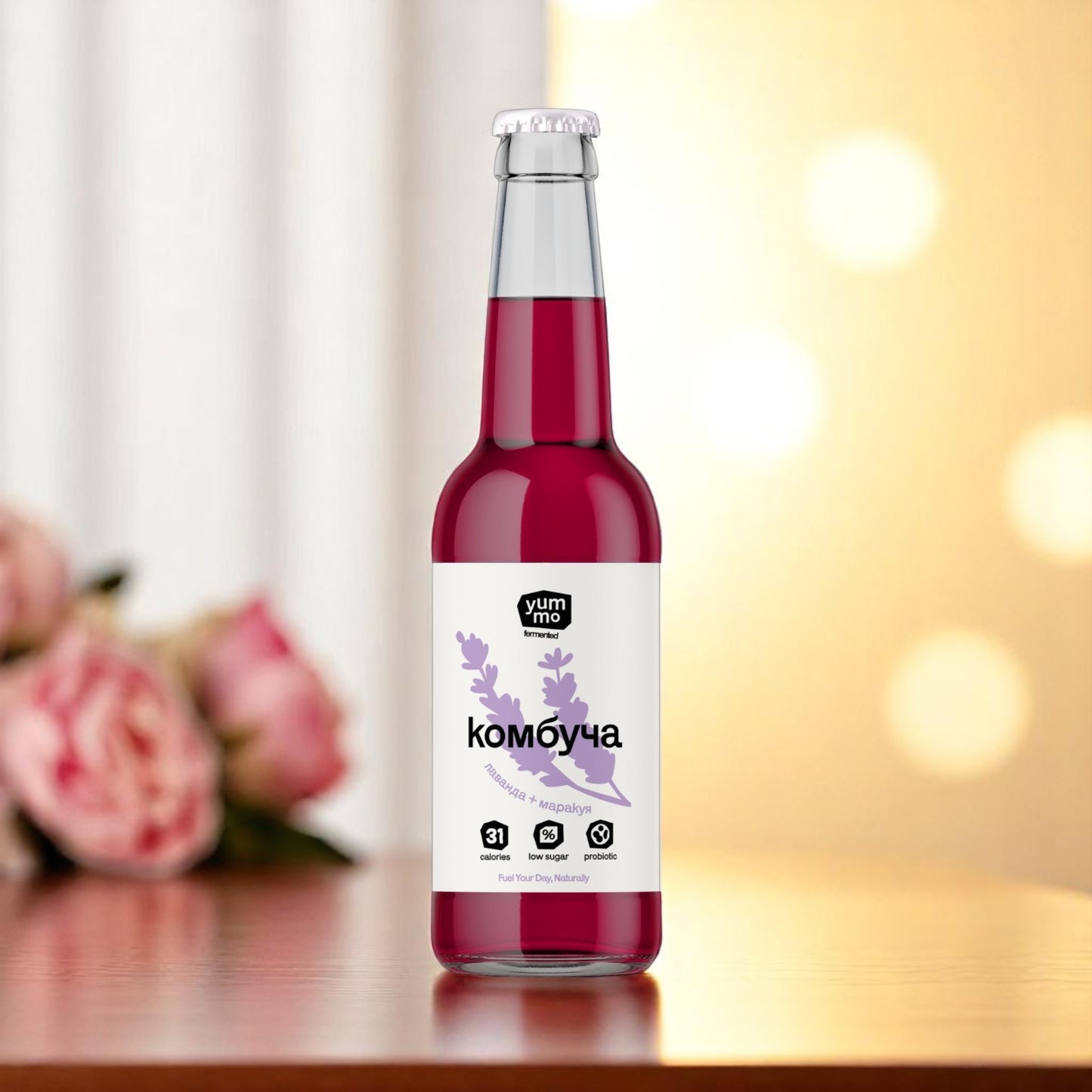 Комбуча Лаванда маракуйя