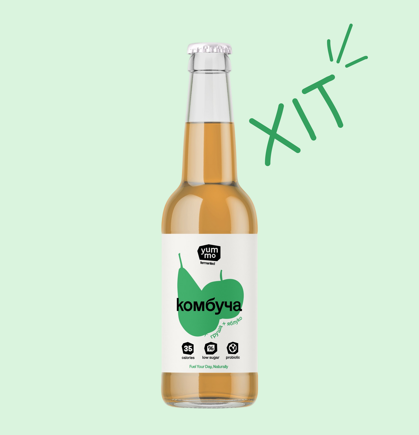 Комбуча яблуко та груша