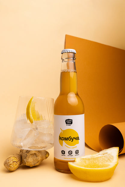 Комбуча лимон та імбир